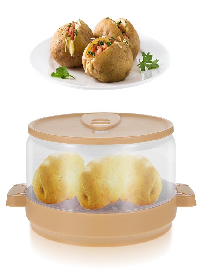 Lemecima Microwave Baked Potato Cooker As Seen On Tv Cooks In Minutes Tender & Fluffy,baking Potato Cooker For Microwave Oven,Twice Baked Potatoes Steamer,Microwave Baked Potato Bag Upgrade BPA-free - Image 1